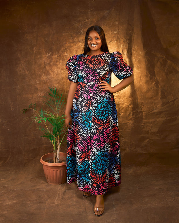 Ankara Maxi Dress