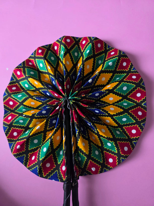 Assorted Ankara Hand Fan