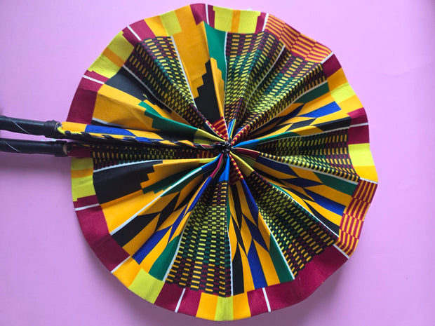Assorted Ankara Hand Fan