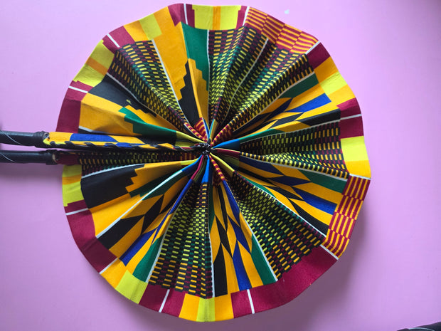 Assorted Ankara Hand Fan