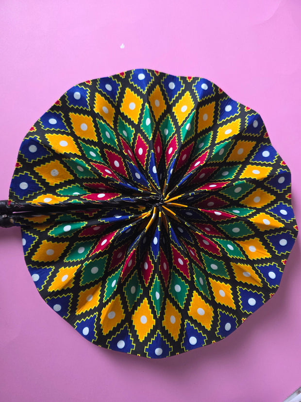 Assorted Ankara Hand Fan
