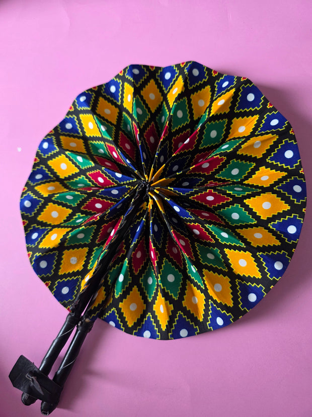 Assorted Ankara Hand Fan