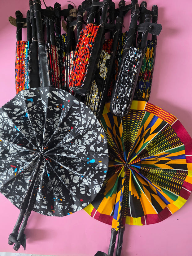 Assorted Ankara Hand Fan