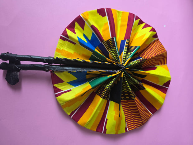 Assorted Ankara Hand Fan