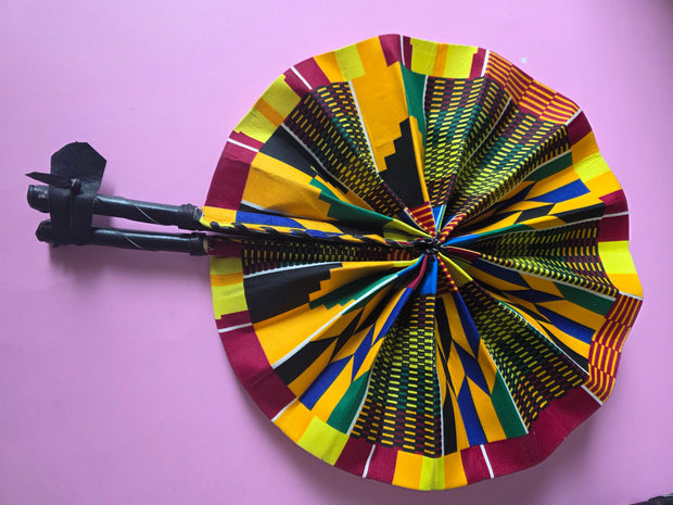 Assorted Ankara Hand Fan