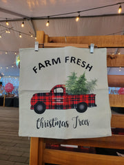 "Farm Fresh Christmas Trees" Pillowcase