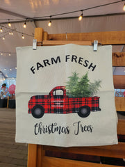 "Farm Fresh Christmas Trees" Pillowcase