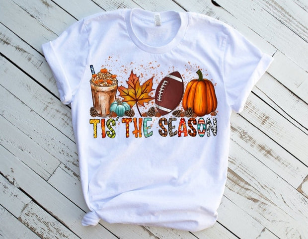 Tis the Season Halloween Tshirt (White)